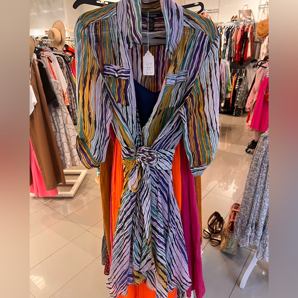 Dvf size 12  100% silk Women’s Dress